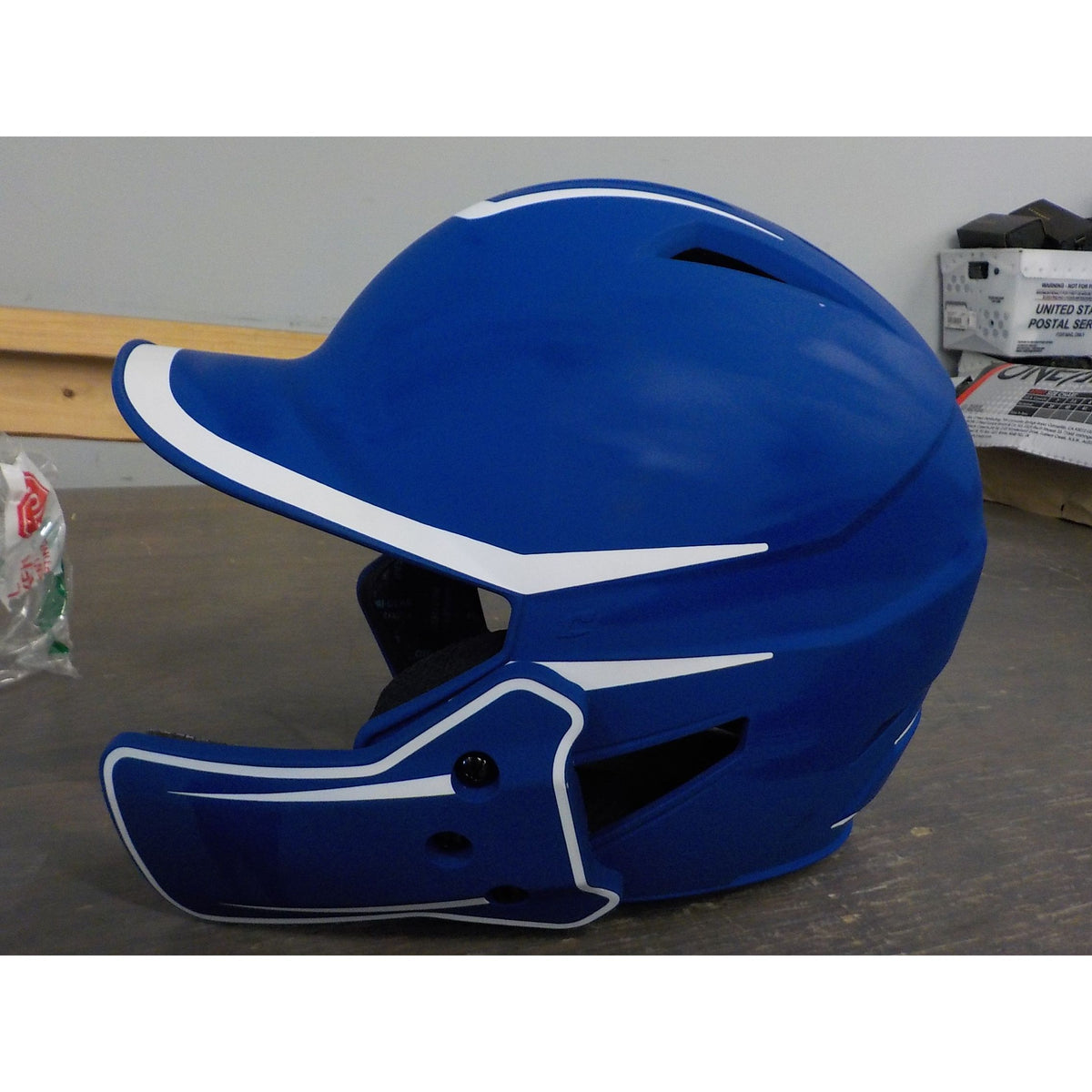 Champro HX Legend Plus Batting Helmet - Royal/White - Large/Senior - Used - Acceptable