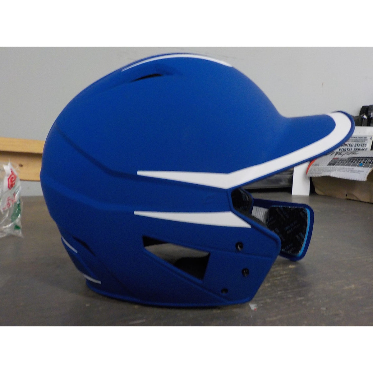 Champro HX Legend Plus Batting Helmet - Royal/White - Large/Senior - Used - Acceptable