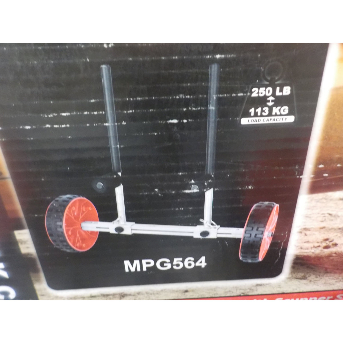 Malone MPG564 XpressTRX Scupper Kayak Cart (with no-flat tires) - Used - Acceptable