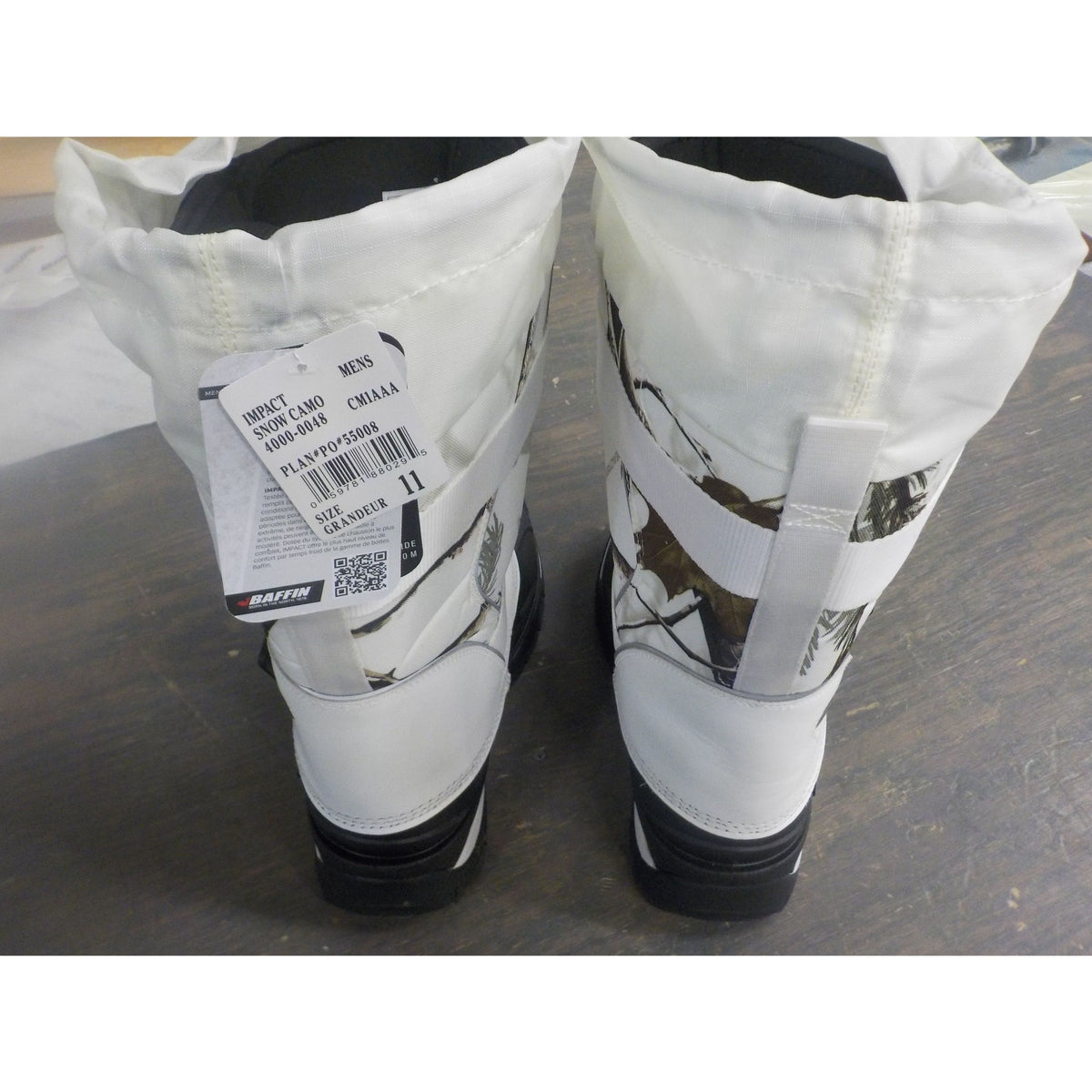 Baffin Men&#39;s Impact Boots - Snow Camo - 11 - Used - Acceptable