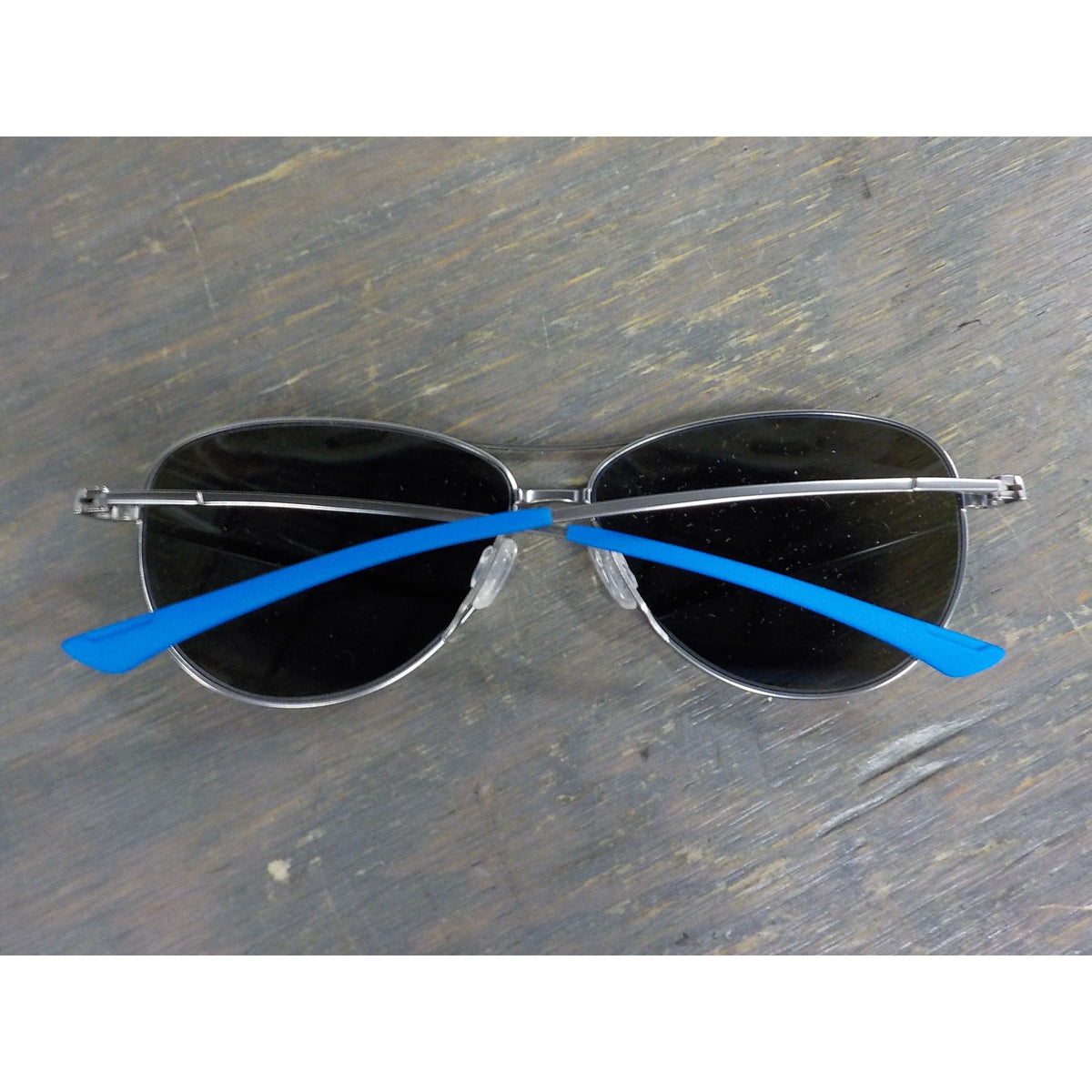 Smith Optics Langley Sunglasses - Matte Ruthenium; Polarized Blue Mirror - Used - Acceptable
