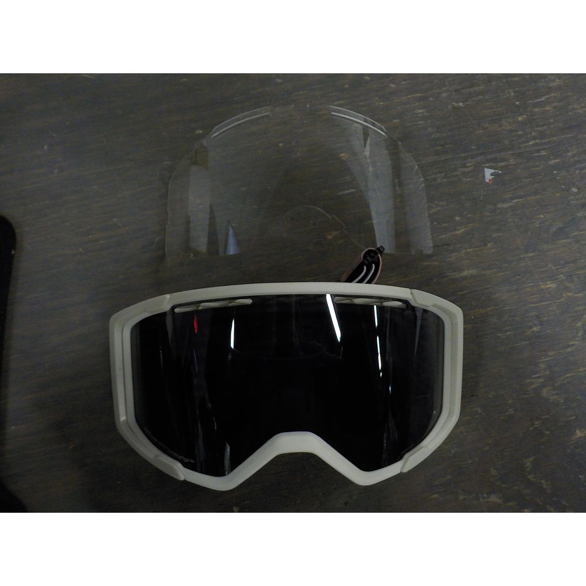 Smith Optics Rhythm MTB Goggles - Bone Gradient; ChromaPop Sun Black + Clear - Used - Acceptable