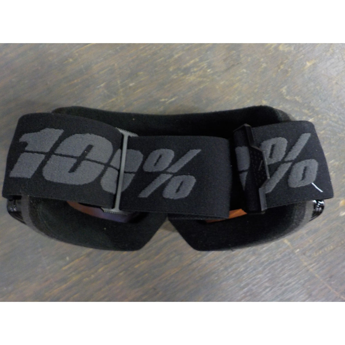 100% Okan Hiper Goggle - Black/Turquoise; Mirror Turquoise - Used - Acceptable