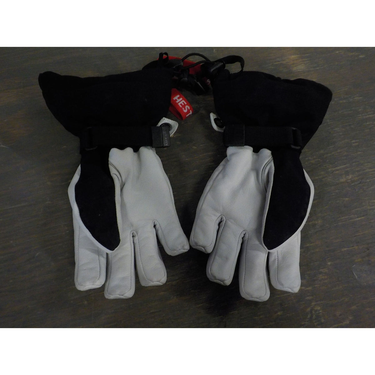 Hestra Kids' Army Leather Heli Ski Glove - Black - 6 - Used - Acceptable