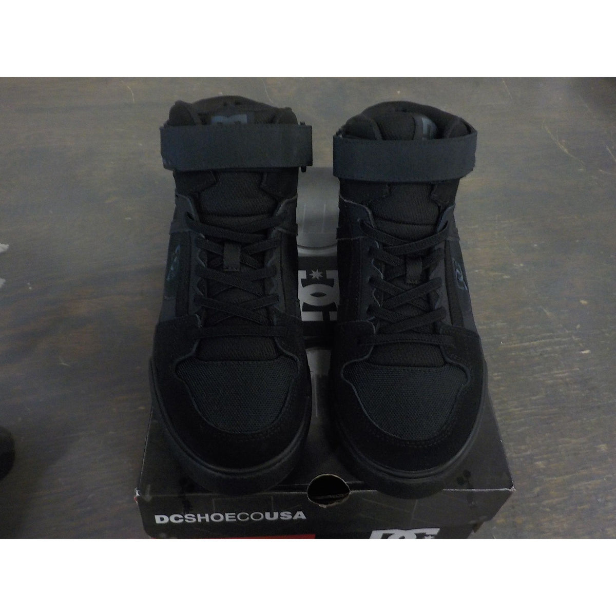 DC Youth Pure High-Top EV Shoes - Black/Black/Black - 7 - Used - Acceptable