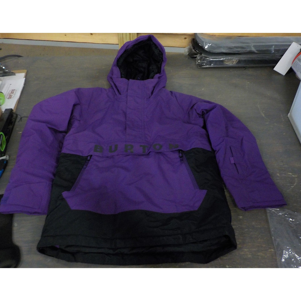 Burton Kids' Frostner 2L Anorak Jacket - Imperial Purple/True Black - Medium - Used - Acceptable