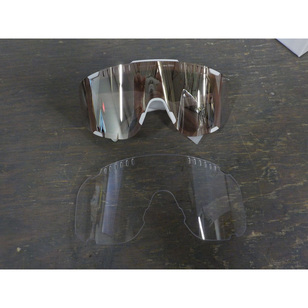 POC Sports Devour Sunglasses - Hydrogen White; Clarity Trail /Partly Sunny Silver - Used - Acceptable