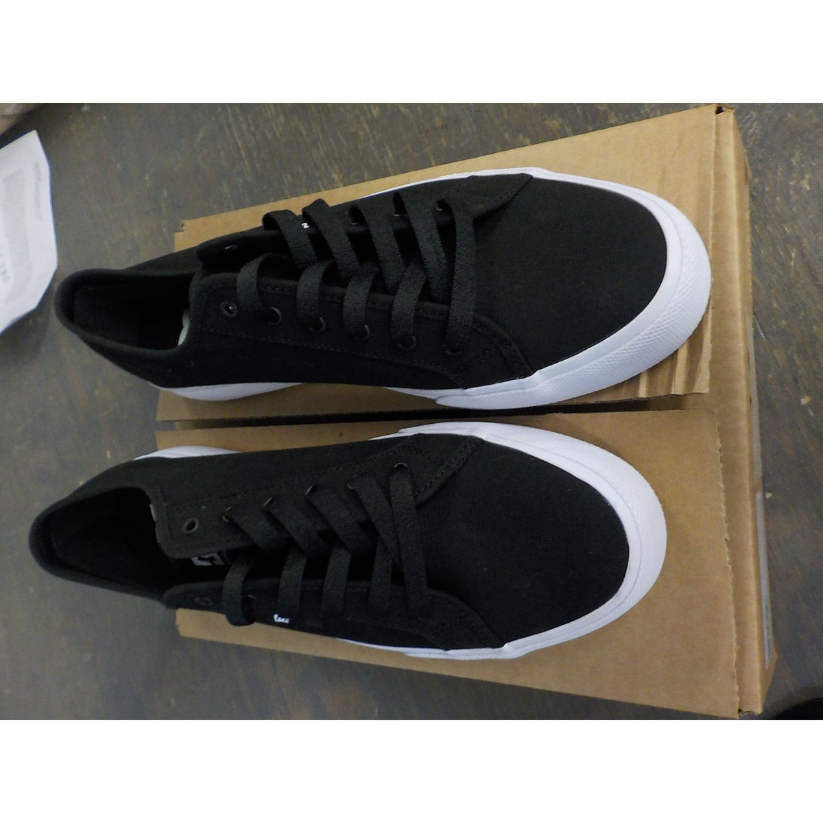 DC Men's Manual Shoes - Black/White - 12.5 - Used - Acceptable