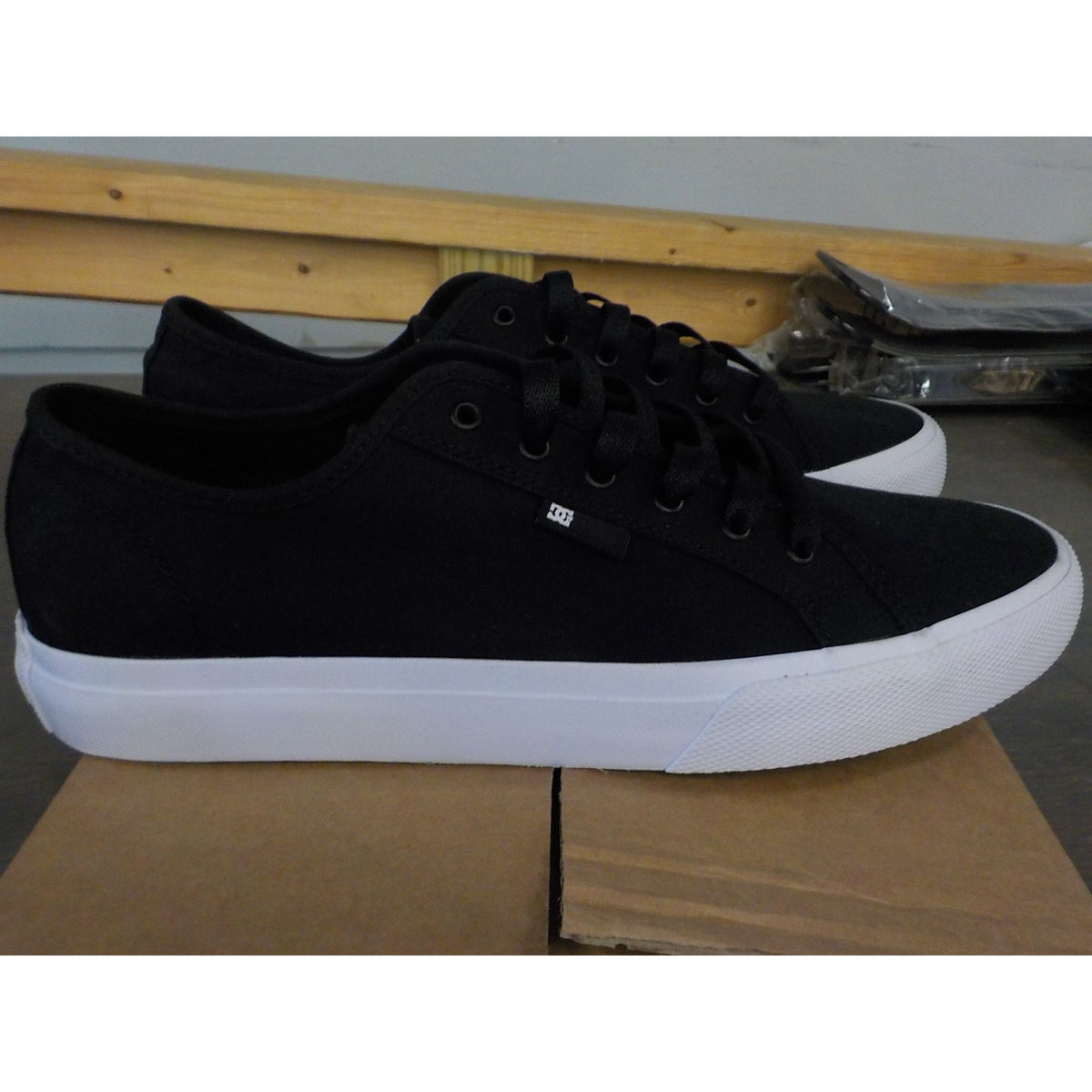 DC Men's Manual Shoes - Black/White - 12.5 - Used - Acceptable