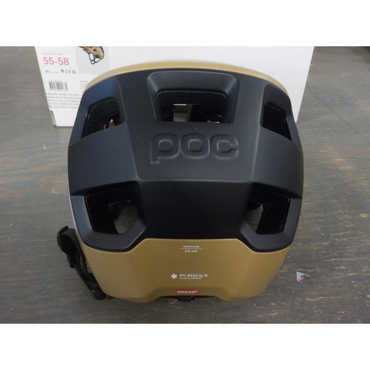 POC Sports Kortal Race Mips Helmet - Cerussite Kashima/Uranium Black Metallic/Matt - Medium/Large - Used - Acceptable