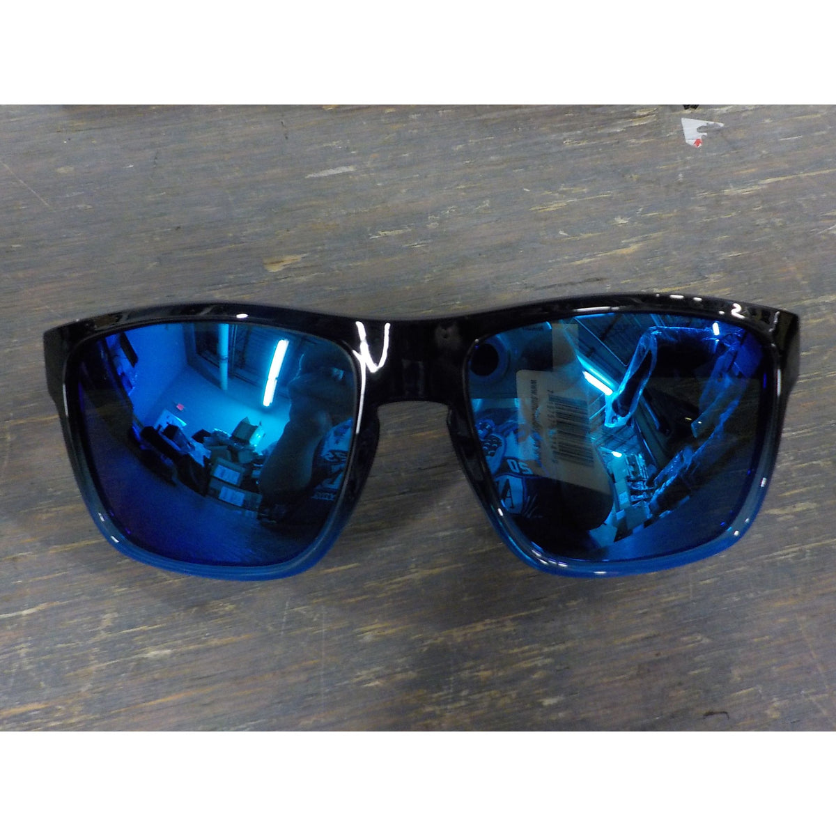 Suncloud Rambler Sunglasses - Black Blue; Polarized Blue Mirror - Used - Acceptable