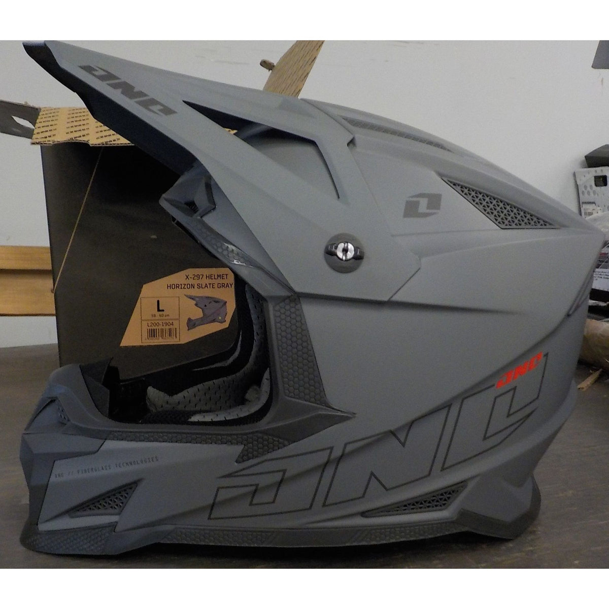 ONE Industries X297  Helmet - Horizon Slate Gray - Large - Used - Acceptable