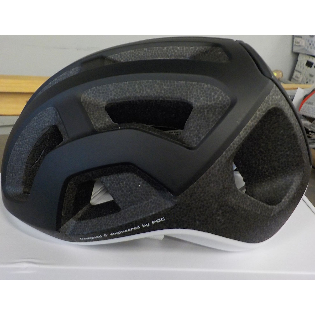 POC Sports Ventral Lite (CPSC) Helmet - Uranium Black/Hydrogen White Matt - Medium - Used - Acceptable