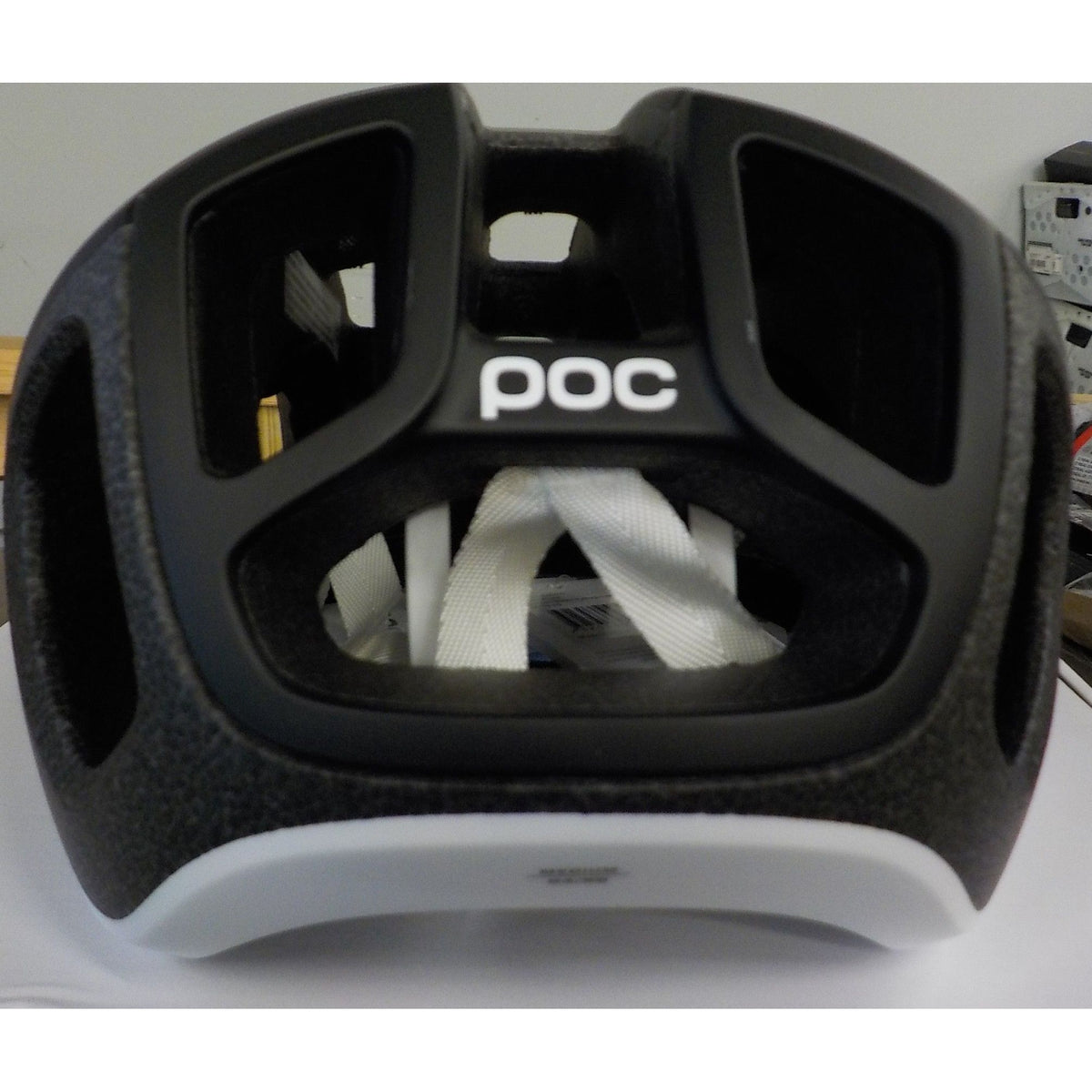 POC Sports Ventral Lite (CPSC) Helmet - Uranium Black/Hydrogen White Matt - Medium - Used - Acceptable