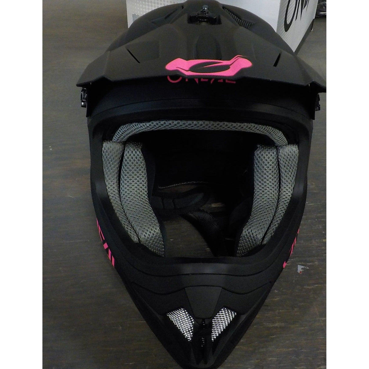 O'Neal Youth 1 SRS Solid Helmet - Black/Pink - Youth Small - Used - Acceptable