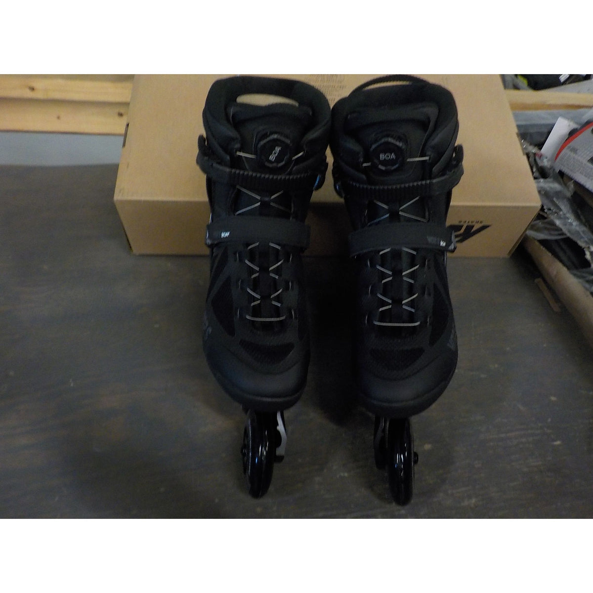 K2 Unisex VO2 S 90 BOA Inline Skates - Black Night - 12 - Used - Acceptable