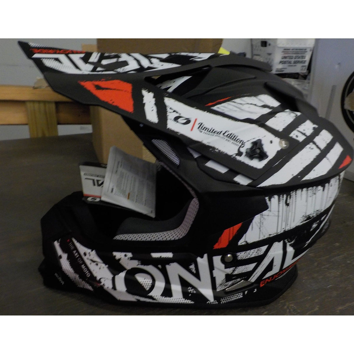 O'Neal 2 SRS Glitch Helmet - V.23 Black/White - Large - Used - Acceptable