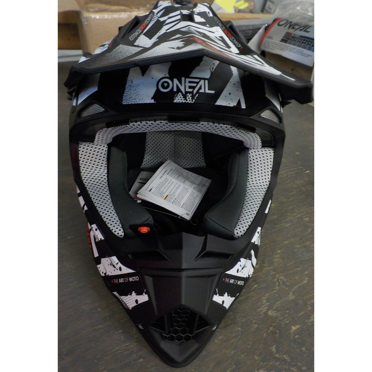 O'Neal 2 SRS Glitch Helmet - V.23 Black/White - Large - Used - Acceptable