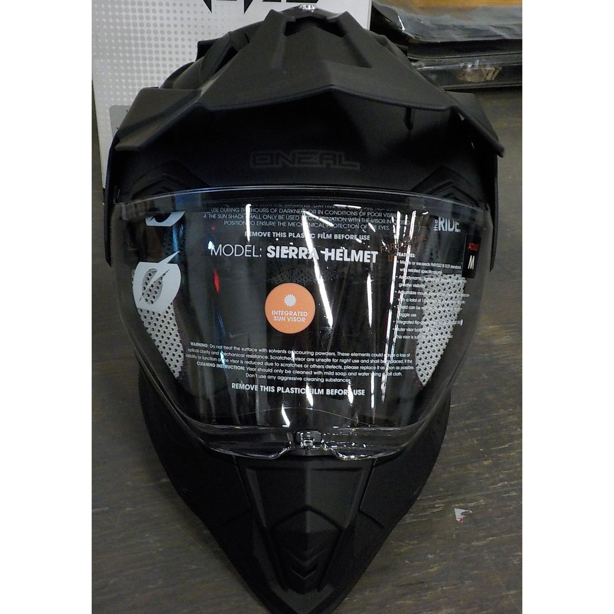 O'Neal Sierra II Helmet - Flat Black - Medium - Used - Acceptable