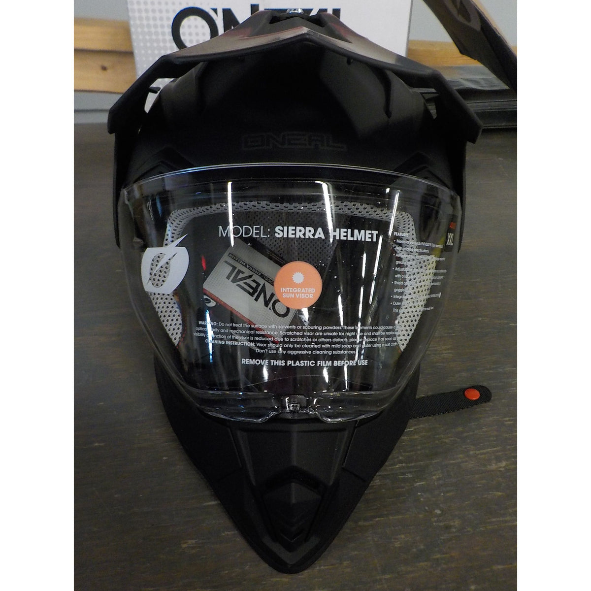 O'Neal Sierra II Helmet - Flat Black - XX-Large - Used - Acceptable