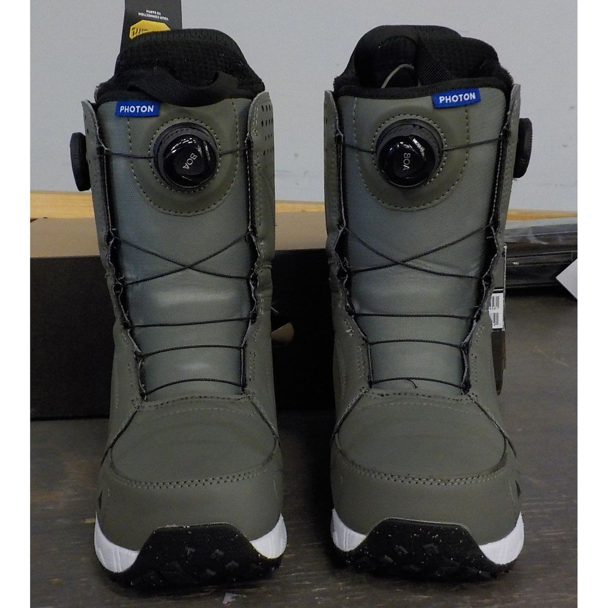 Burton Men's Photon BOA Snowboard Boots - Forest Moss - 8 - Used - Acceptable