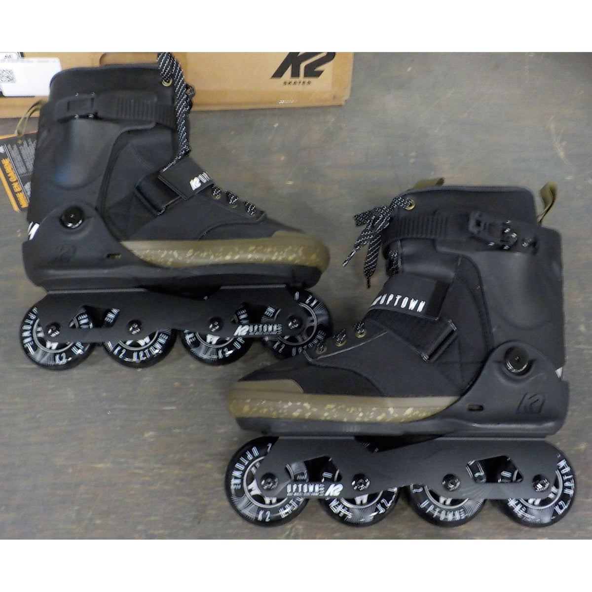 K2 Uptown Inline Skates - Black Gold - 12 - Used - Acceptable