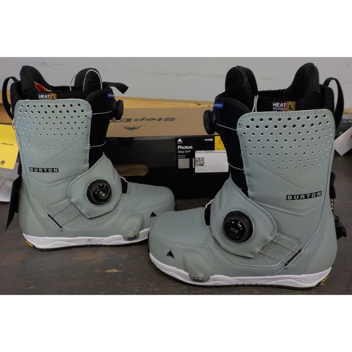 Burton Men's Photon Step On BOA Snowboard Boots - Petrol Green - 7.5 - Used - Acceptable