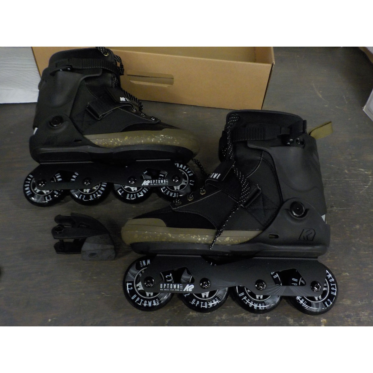 K2 Uptown Inline Skates - Black Gold - 12.5 - Used - Acceptable