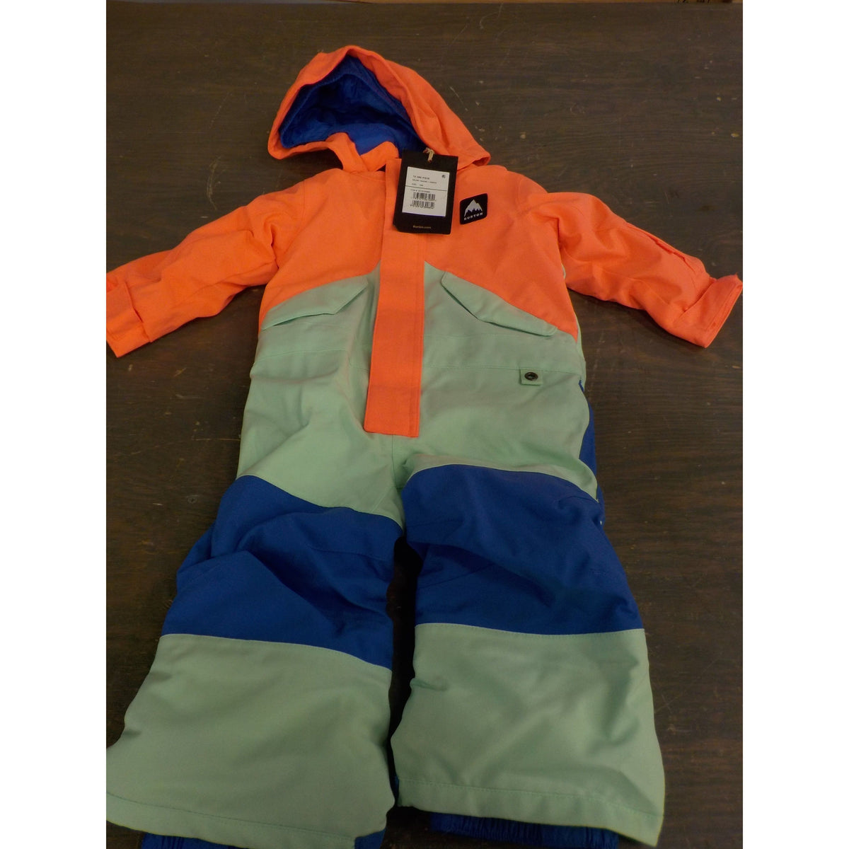 Burton Toddlers&#39; One Piece - Tetra Orange/Jewel Green - 18M - Used - Acceptable