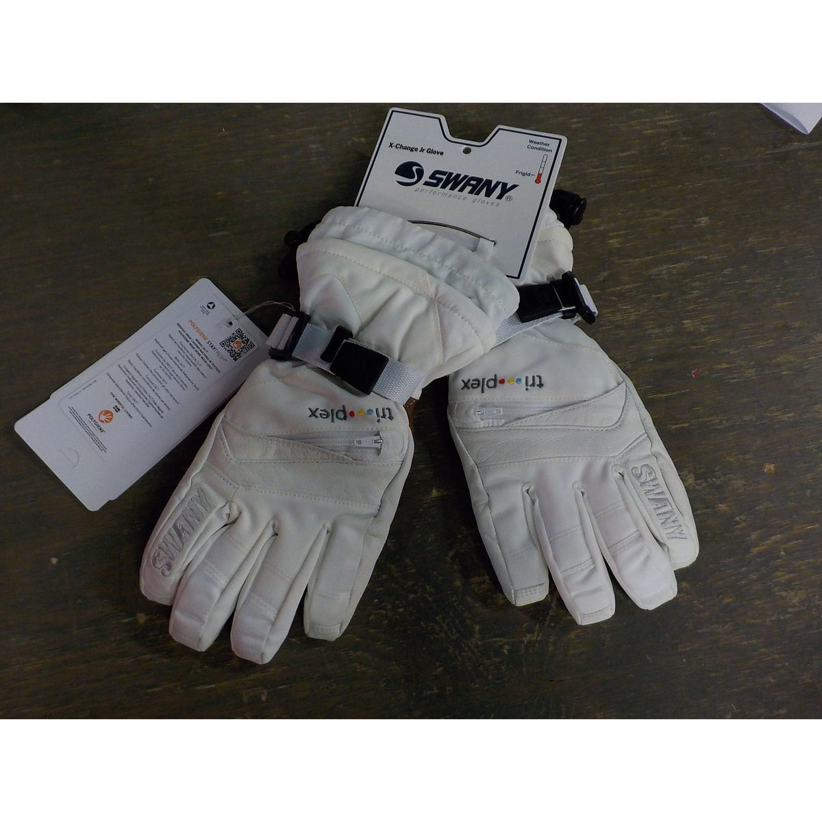 Swany Junior X-Change Glove - White - Medium - Used - Acceptable