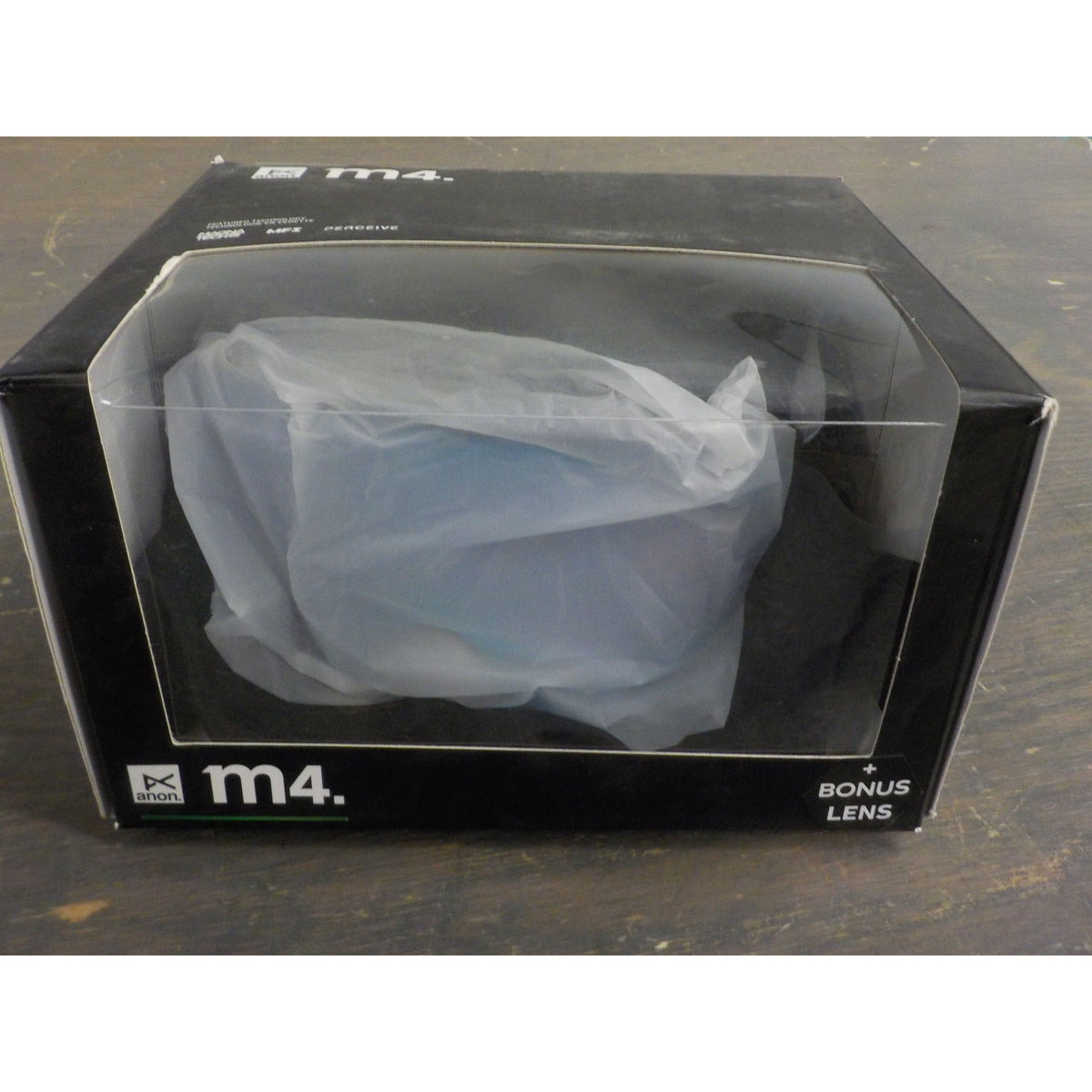Anon M4 Goggle Cylindrical + Bonus Lens + MFI - Blk; Perceive Var Blue + Perceive Cloudy Pink - Used - Acceptable