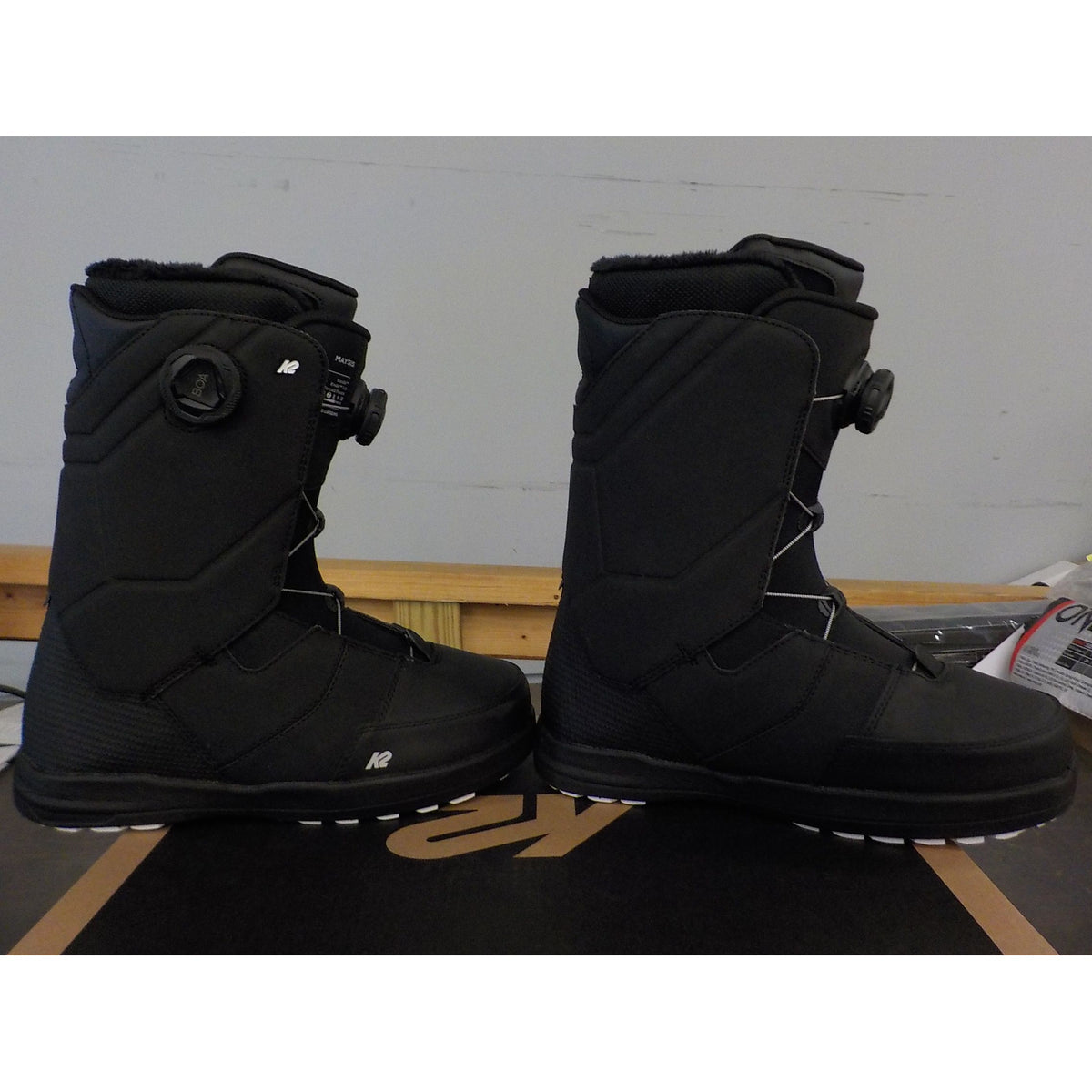 K2 Men's Maysis Snowboard Boots - Black - 9.5 - Used - Acceptable