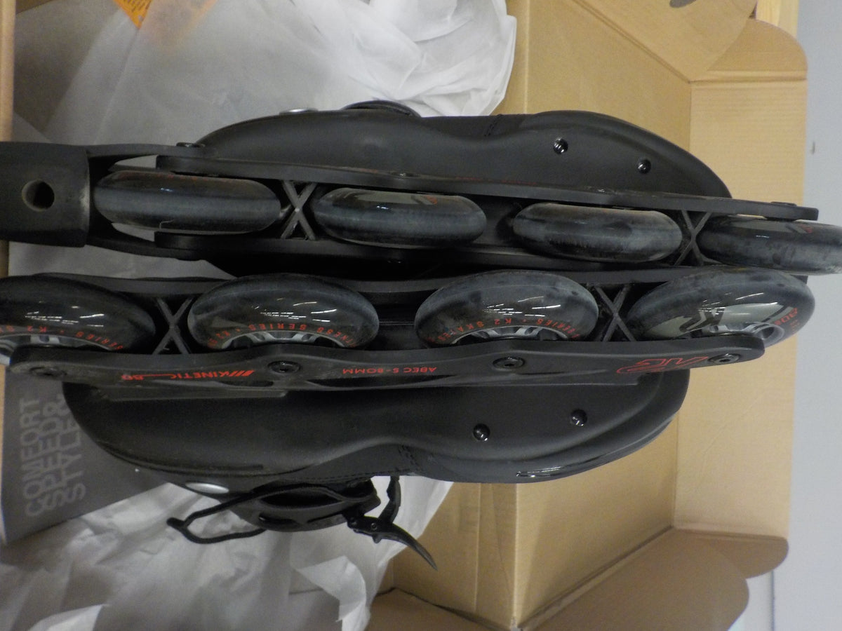 K2 Men's Kinetic 80 Inline Skates - Black/Gray - 12 - Used - Acceptable