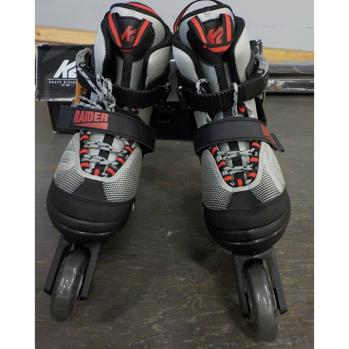 K2 Raider Kid's Inline Skate - Grey/Red - 1-5 - Used - Acceptable