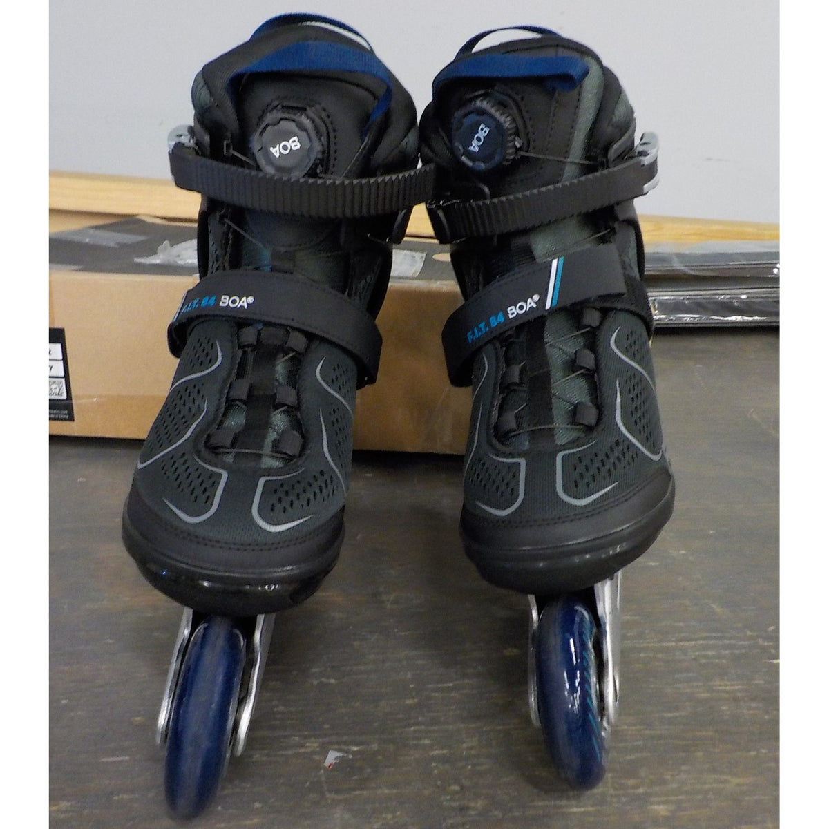 K2 F.I.T. 84 BOA Men's Inline Skates - Gray Blue - 9 - Used - Acceptable
