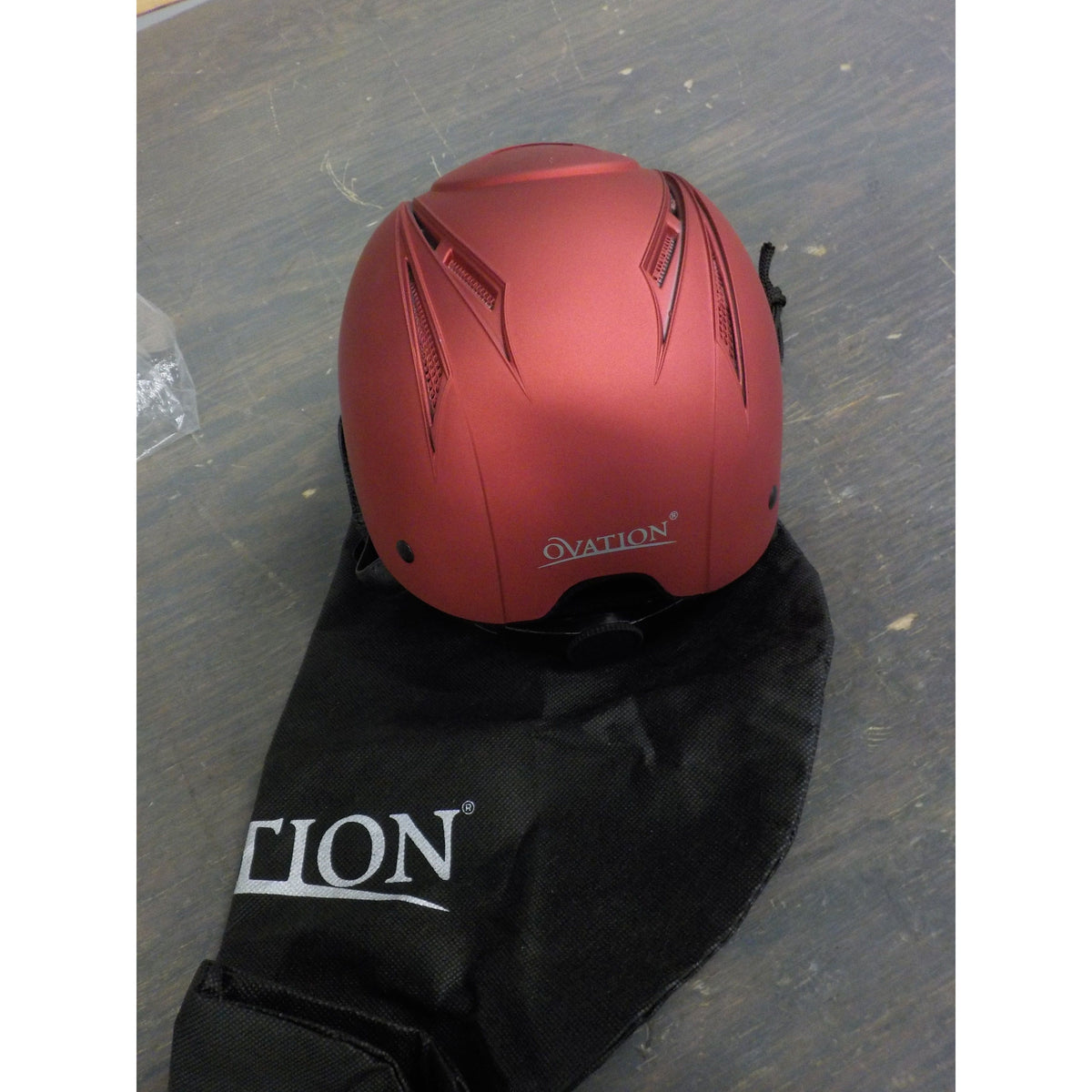 Ovation Metallic Schooler Helmet - Red - X-Small/Small - Used
