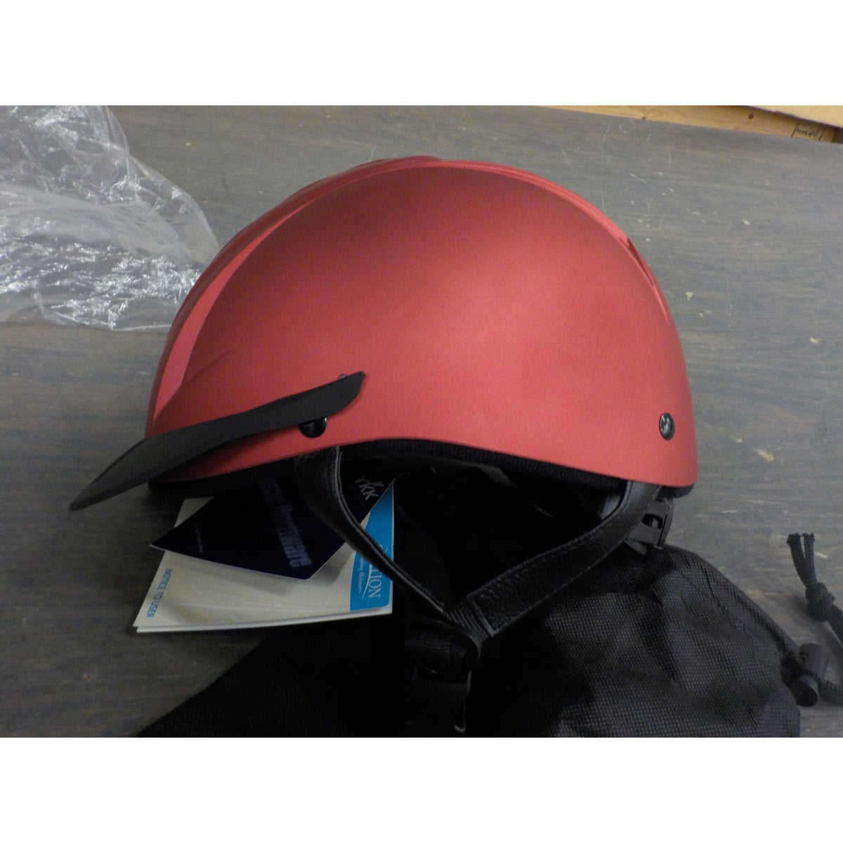Ovation Metallic Schooler Helmet - Red - X-Small/Small - Used