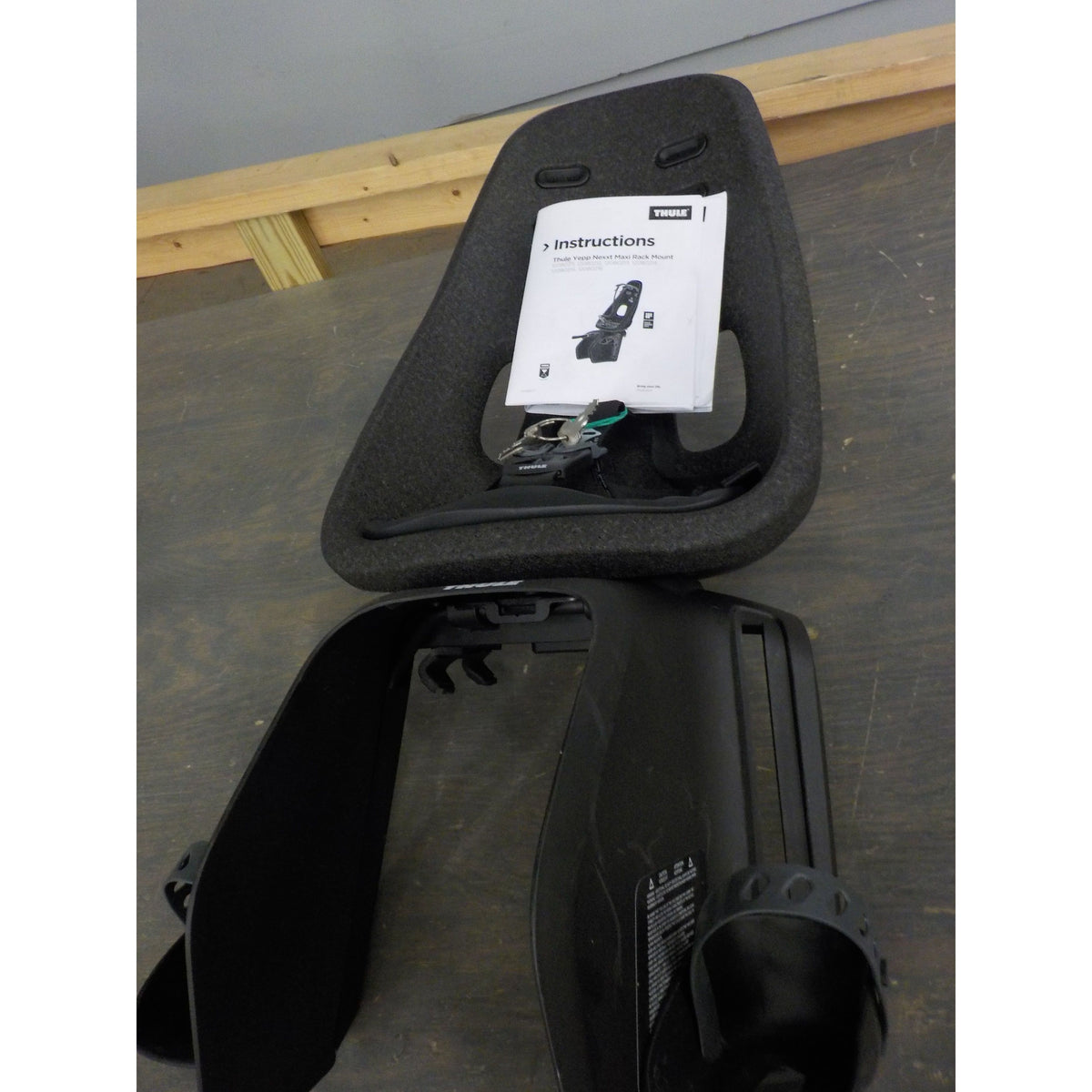 Thule Yepp Nexxt Maxi Rack Mount Child Bike Seat - Obsidian - Used - Acceptable