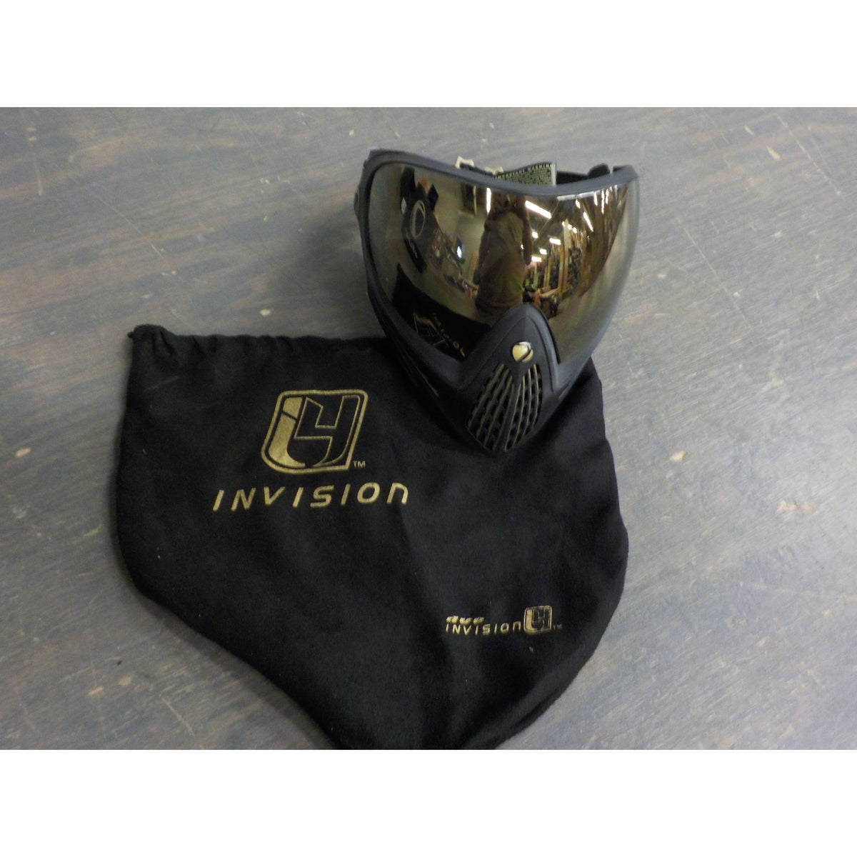 Dye Precision I4 Thermal Paintball Goggle - Black/Gold - Used - Acceptable