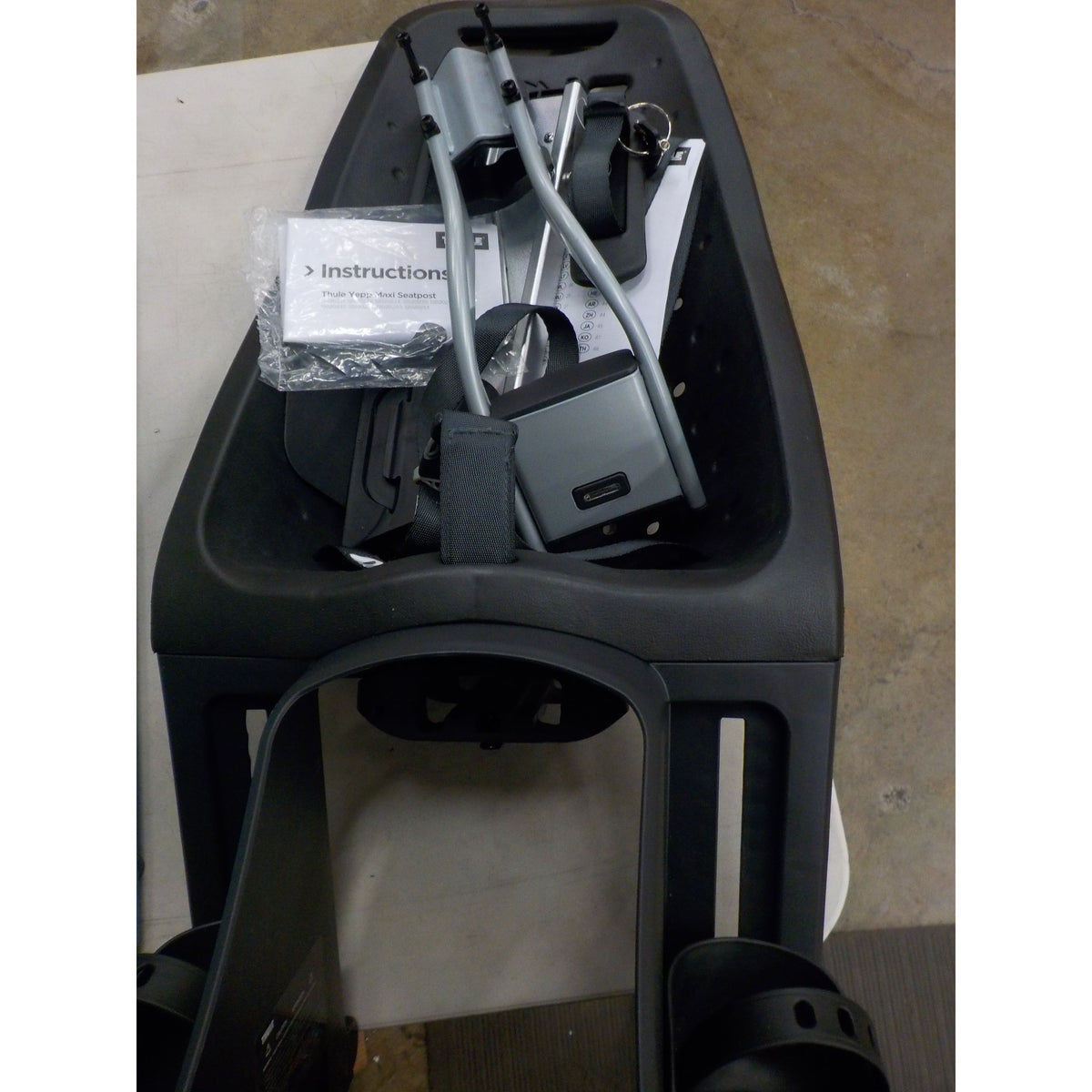 Thule Yepp Maxi Frame Mount Child Bike Seat - Black - Used - Acceptable