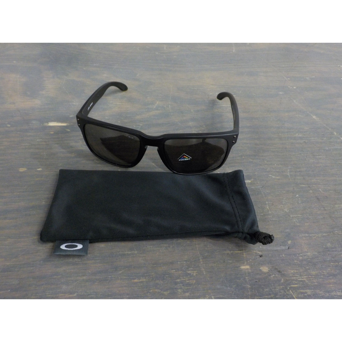 Oakley Holbrook XL Sunglasses - Matte Black; Prizm Black Polarized - Used - Acceptable