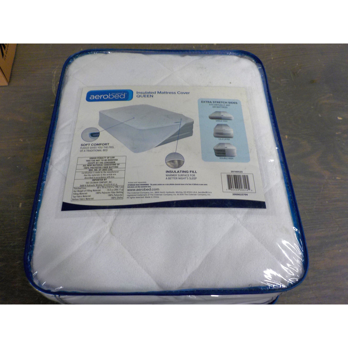 Aerobed Insulated Air Mattress Cover - Queen - Used - Acceptable