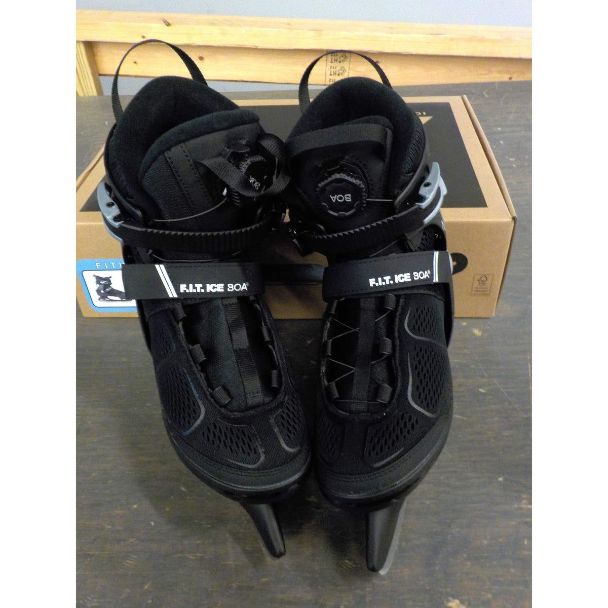 K2 Men&#39;s F.I.T. Ice Boa Skates - Gray - 8 - Used - Acceptable