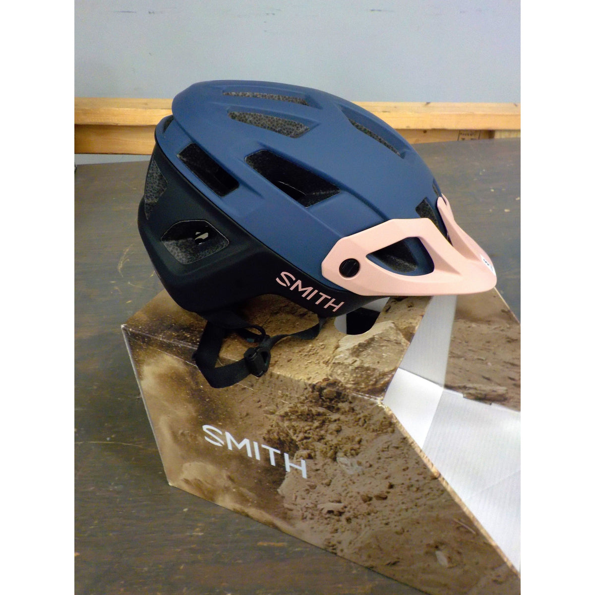smith engage 2 mips helmet Smith Optics Engage MIPS Bike Helmet - Matte French Navy/Black/Rock Sa