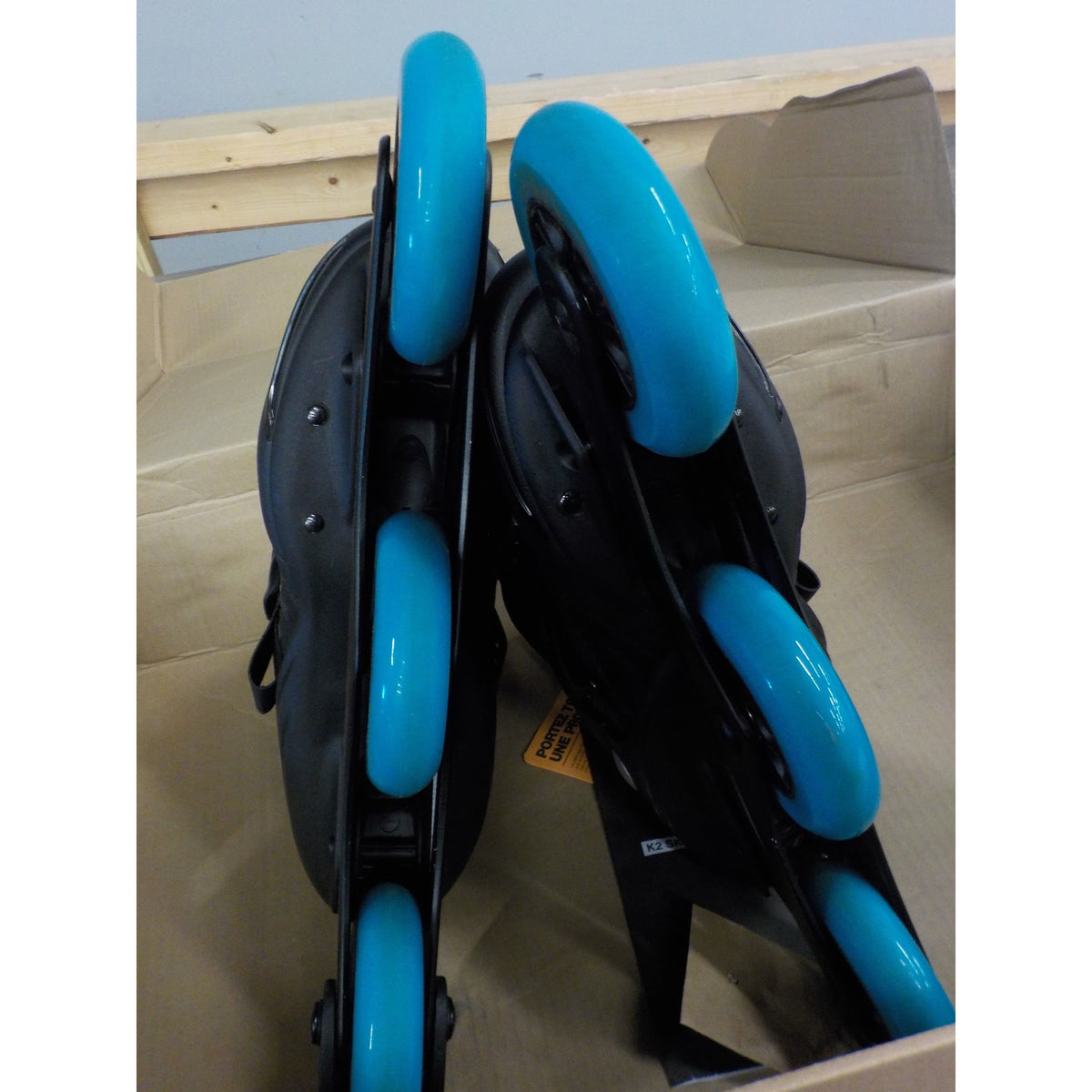 K2 Men&#39;s Trio LT 100 Inline Skates - Black Blue - 11 - Used - Acceptable