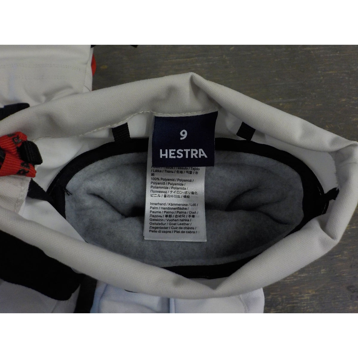 Hestra Women&#39;s Heli Ski 3-Finger Glove - Misty Grey/Off White - 9 - Used - Acceptable