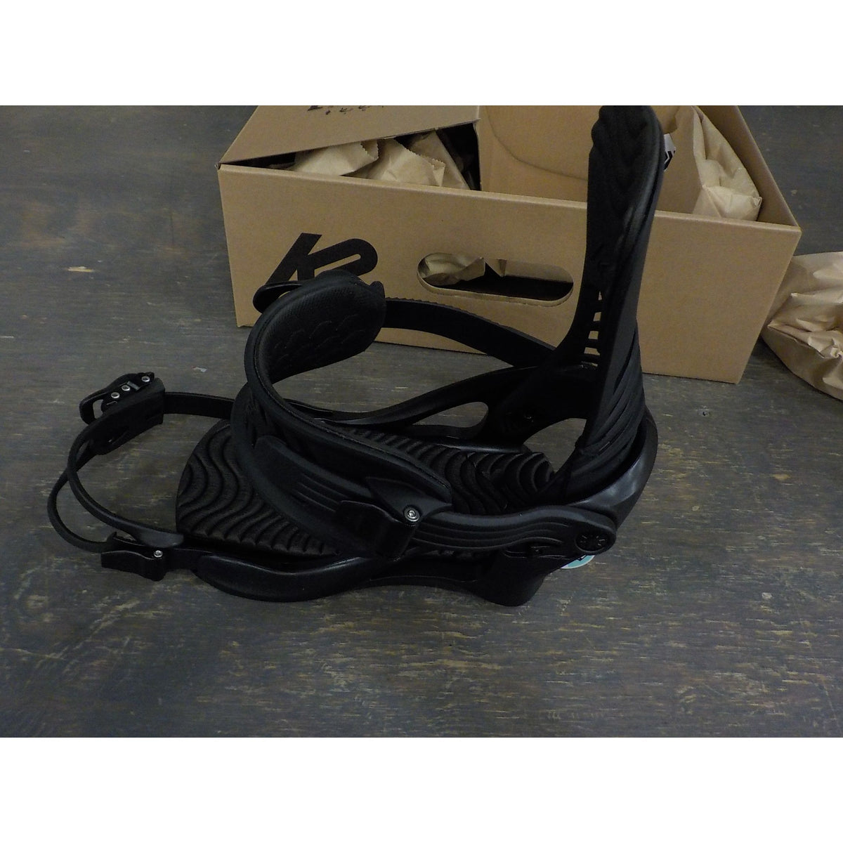 K2 Women&#39;s Cassette Snowboard Bindings - Black - Medium - Used - Acceptable