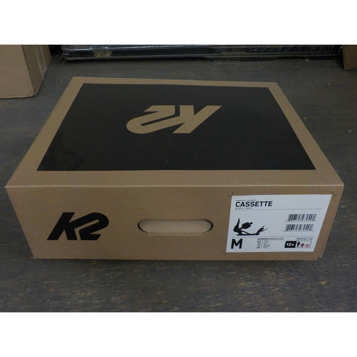 K2 Women&#39;s Cassette Snowboard Bindings - Black - Medium - Used - Acceptable