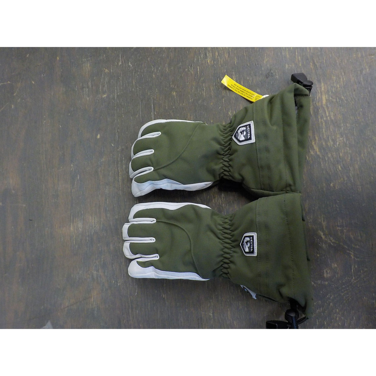 Hestra Women&#39;s Heli Ski Glove - Olive/Off White - 7 - Used - Acceptable