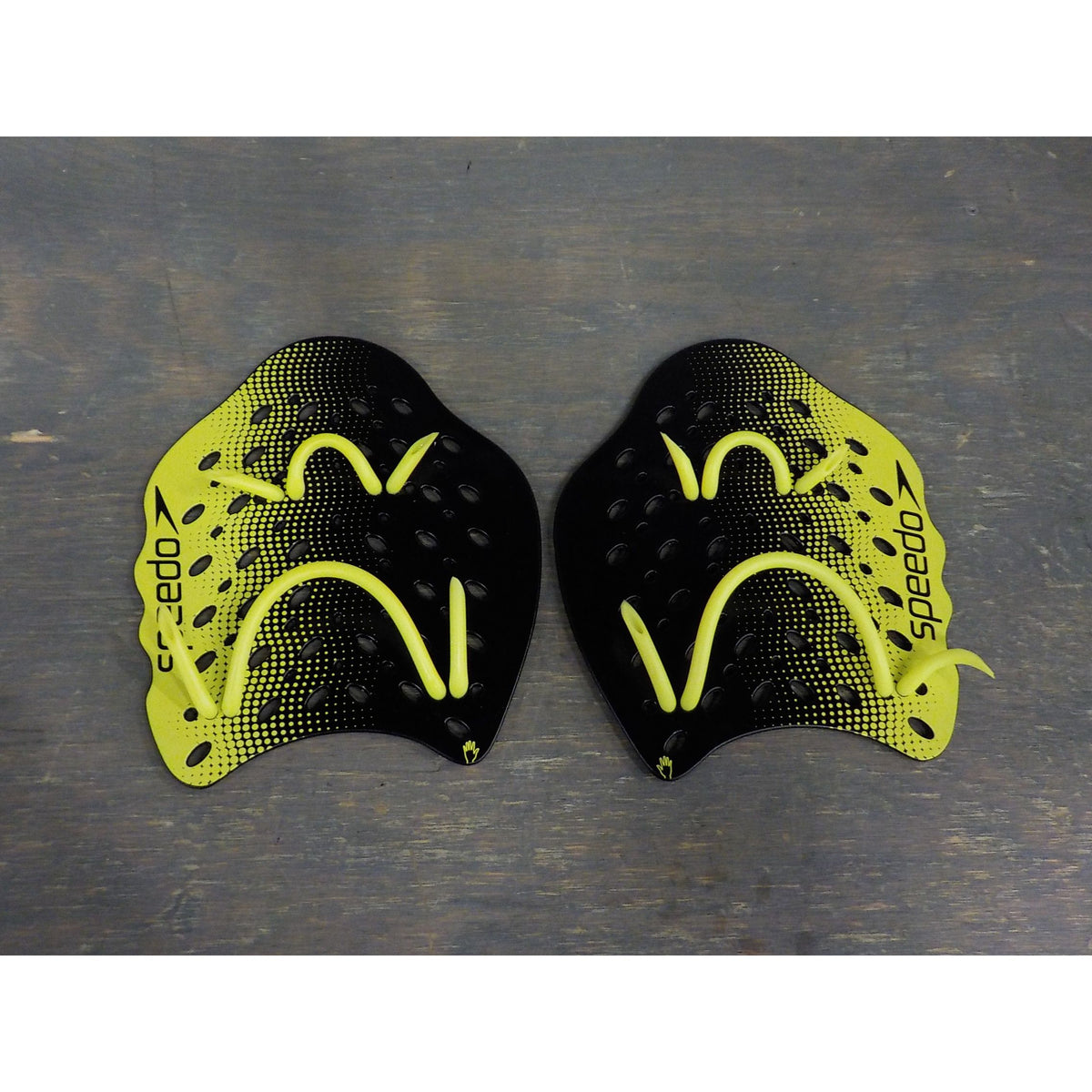 Speedo Power Plus Paddles - Yellow - Large - Used - Acceptable